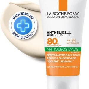 La Roche-Posay Anthelios Airlicium, Protetor Solar Facial Antioleosidade FPS80 40g