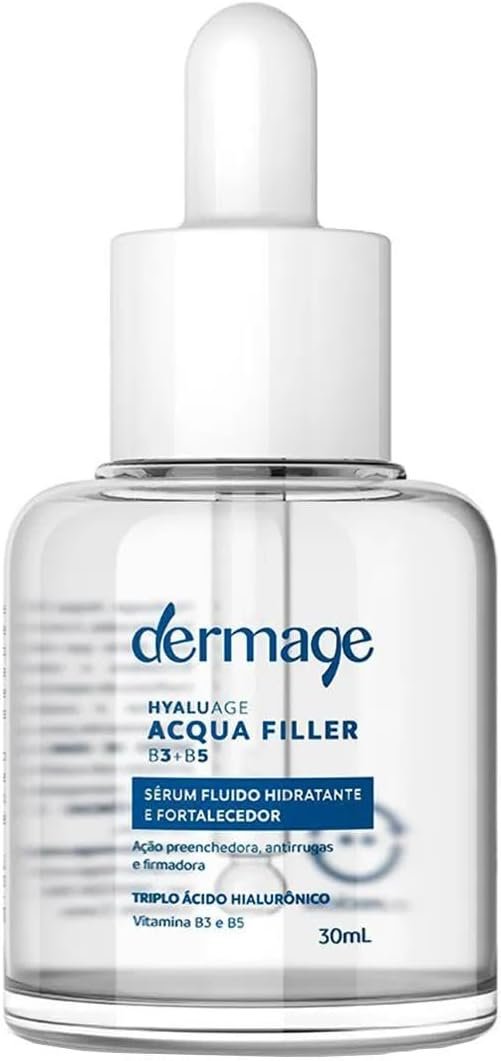 Sérum Fluido Hidratante e Fortalecedor Dermage Hyaluage Acqua Filler B3 + B5 (30ml)