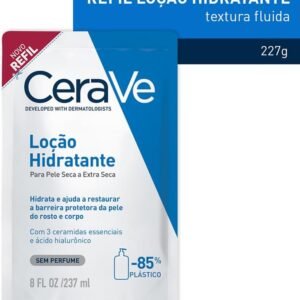CeraVe, Loção Hidratante Corporal, com textura Fluida e Ácido Hialurônico 237g