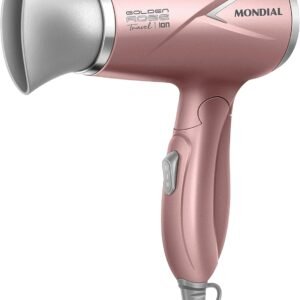 Secador de Cabelos Travel, Mondial, Golden Rose, 1200W, Bivolt - SC-47-GR