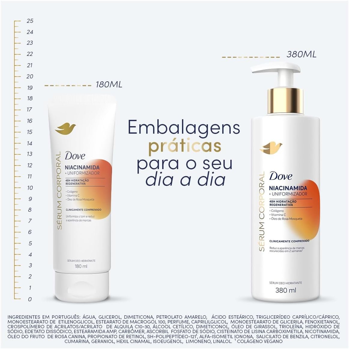 Dove Sérum Hidratante Corporal Niacinamida + Uniformizador 380ml - Image 6