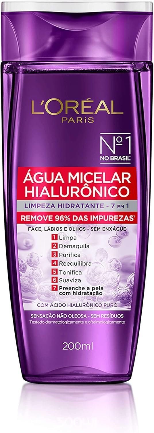 Sameriver L'Oréal Paris Hialurônico - Água Micelar 200Ml