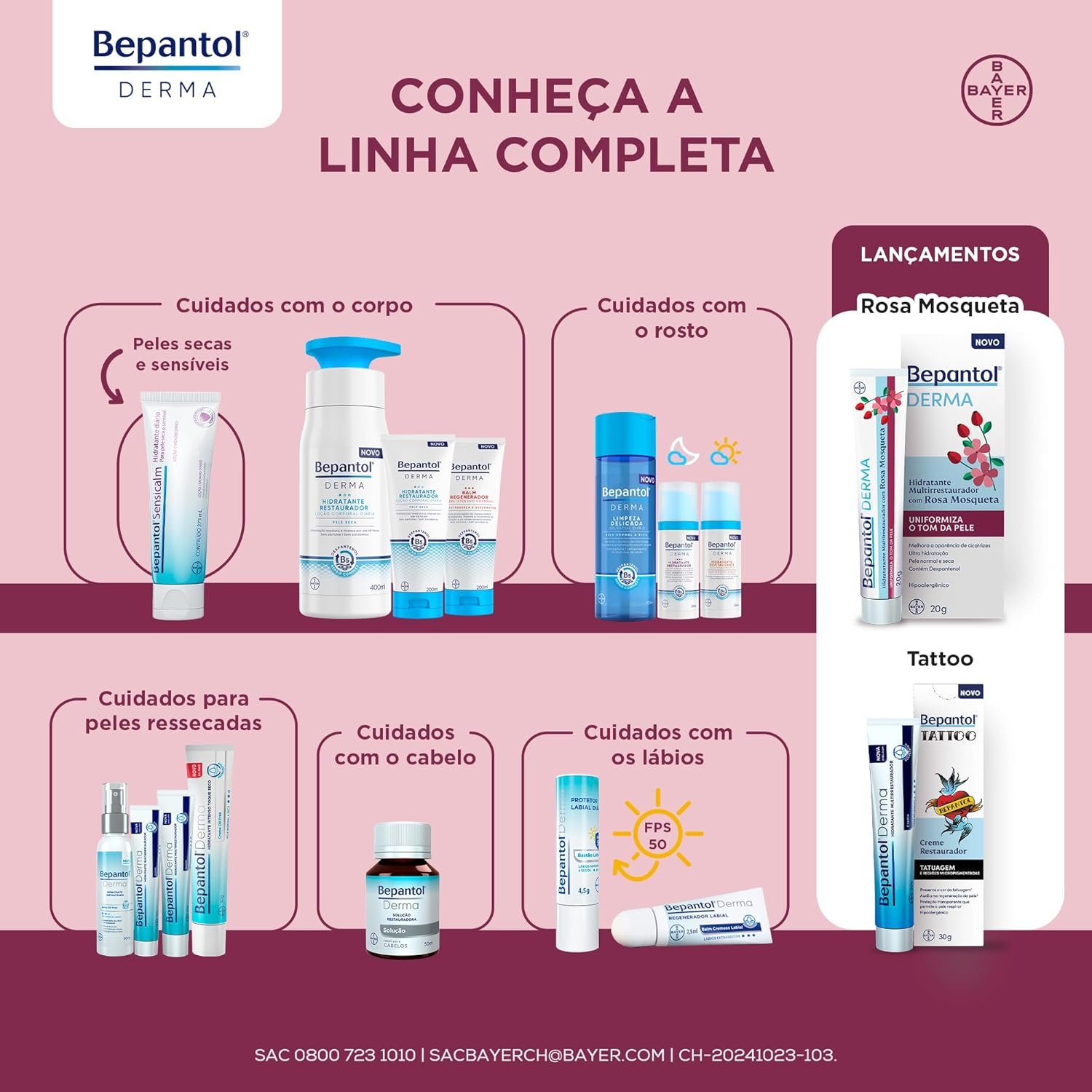 Bepantol Derma Rosa Mosqueta, 20g, Hidratante Uniformizante - Image 6